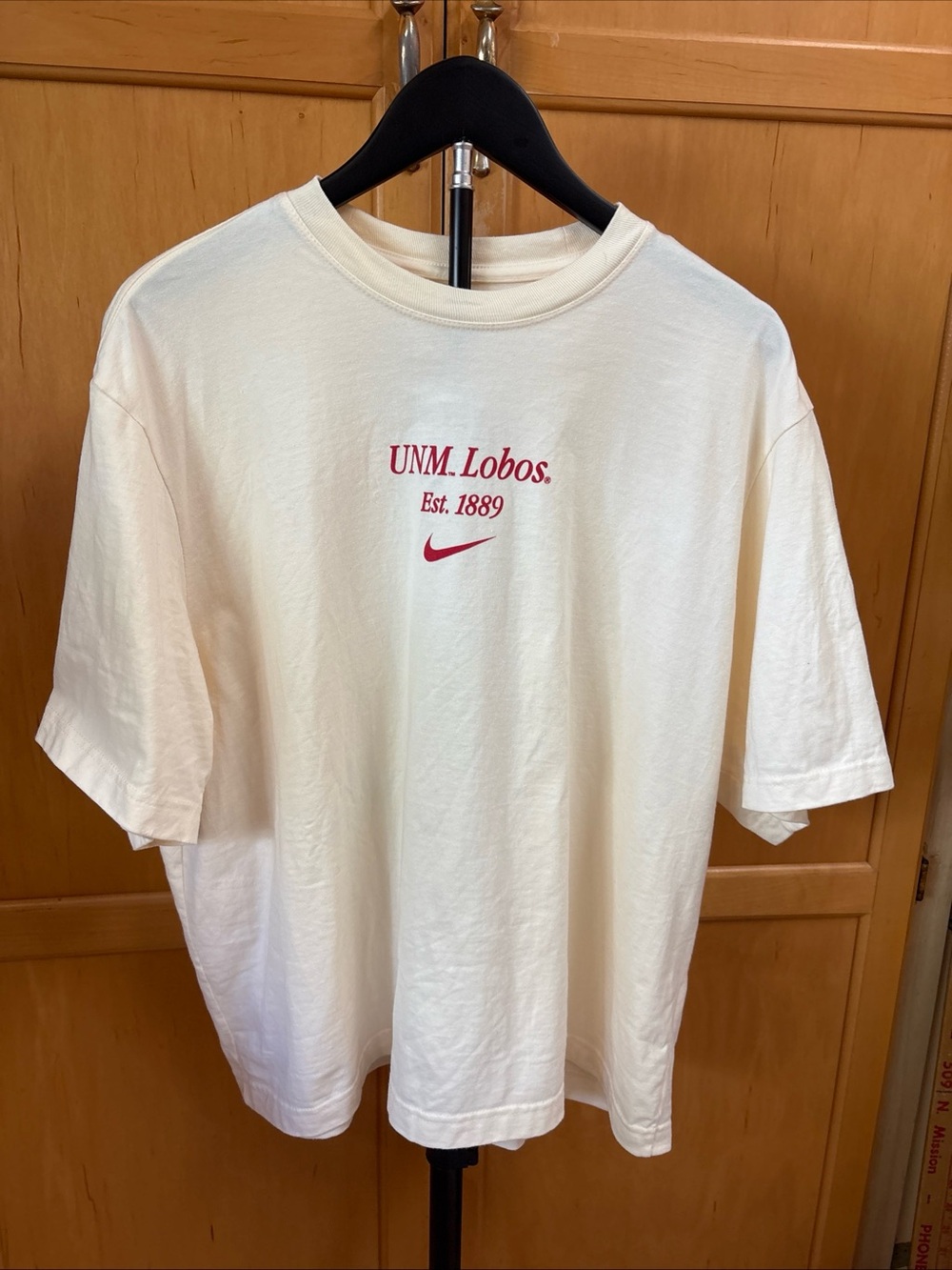 NWT Nike UNM Lobos Boxy Cropped T-Shirt Women’s XL Oversized Streetwear